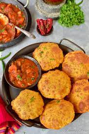 Bedmi Poori with Aloo Sabzi