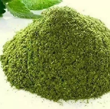 Trockenes Minzpulver
