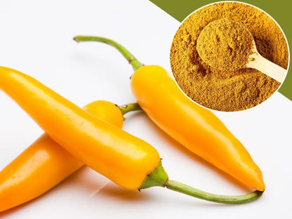 Gelbes Chilipulver